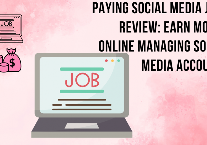 SOCIAL MEDIA MANAGER This online career is paying good money